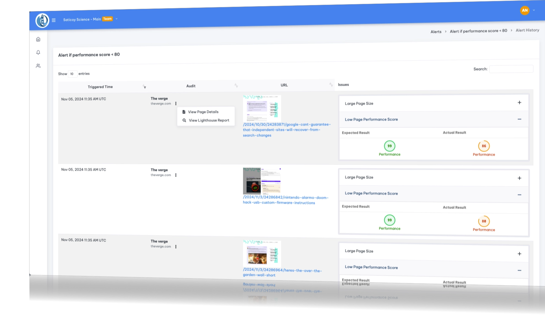 Lighthouse Beyond Alerts and Notifications